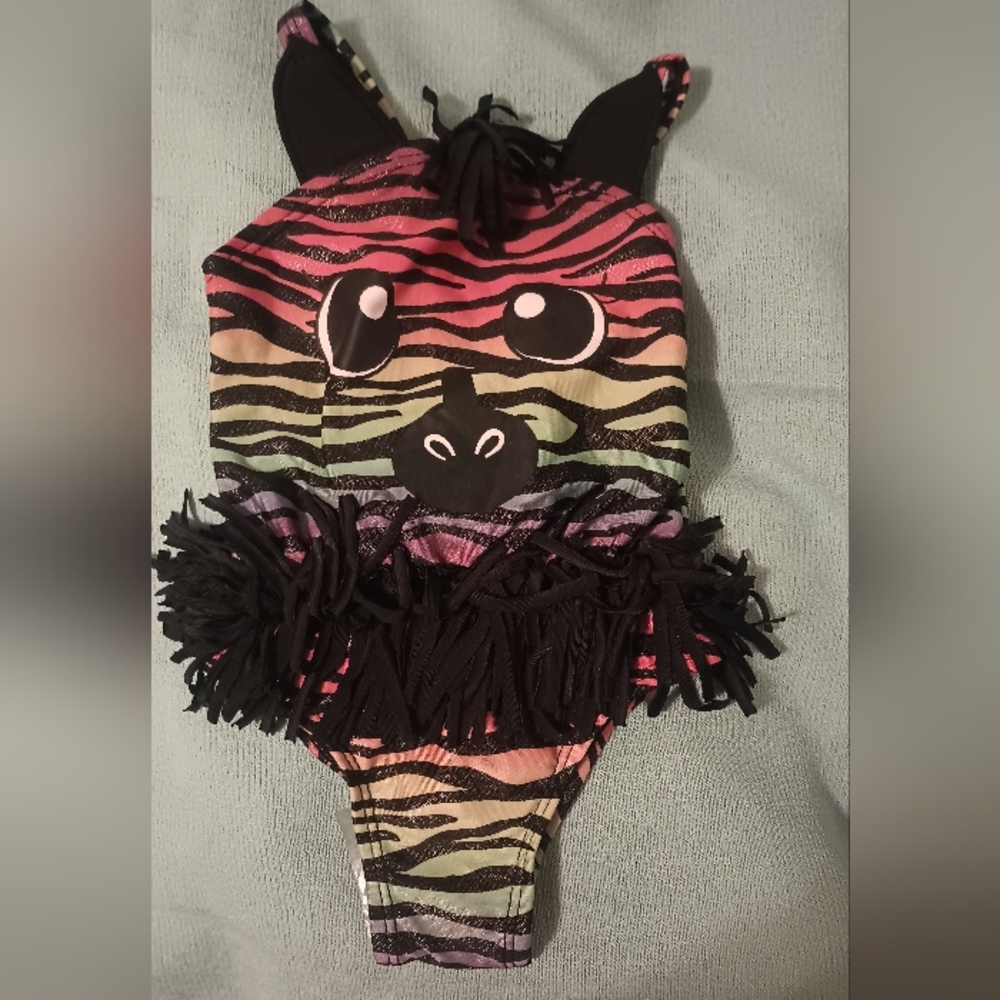 Candlestick Baby Girl One Piece Swimsuit 12 Month NWOT